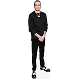 Figura Mini de cartón de Pete Davidson (Black Outfit) – Aproximadamente 60 cm – Decoración para Fiestas y Regalo para Fans