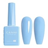 CANNI Esmaltes Semipermanentes de Uñas en Gel Azul claro natural blue