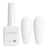 CANNI Esmaltes Semipermanentes de Uñas en Gel blanco white | Gel Nail Polish Pintauñas Semipermanentes Apto Para Principiantes