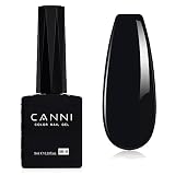 CANNI Esmaltes Semipermanentes de Uñas en Gel negro black
