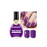 JODSONE Esmalte de uñas morado de 16,5 ml de gran volumen de secado rápido, secado rápido y de color de larga duración para decoración de uñas DIY regalo de manicura para el hogar para mujeres