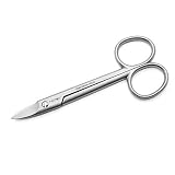 REMOS Tijeras de uñas de pie con forma de pico de acero inoxidable 10,5 cm