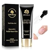 UNA GELLA Pegamento para Uñas 15ml – Requiere Curado con Lámpara UV/LED (no incluida), Super Fuerte para Uñas Postizas, Acrílicas, Puntas de Gel Suave y Extensiones Press-On