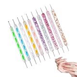 Herramientas De Punteado Para Uñas | Set De 10 Piezas Para Repujado Y Decoración De Uñas | Punzones Esculpidores De Puntos Para,Para Mujeres, Esposa, Mamá, Principiantes, Familia, Hogar, Apartame