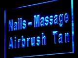 ADVPRO Cartel Luminoso j130-b Nails Massage Airbrush Tan Shop Neon Light Sign
