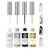 Esmaltes Semipermanentes para Uñas 4pcs Pintauñas Semipermanentes Kit Gel