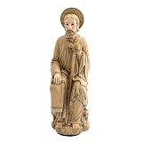 Figura Santiago Portico de la Gloria Resina Pintada a Mano 15 cm