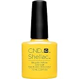 CND Shellac Esmalte de Uñas de Gel, Tono Bicycle Yellow