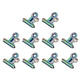 Pinza para Puntas de Uñas, 10 Pinzas para Puntas de Uñas, Pinzas de Extensión de Manicura de Color Liviano, Herramienta de Decoración de Uñas para Manicura de Bricolaje, Arte de Uñas para Polygel, Ext