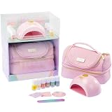 Pink It Beauty Case Nails, 1 juego de viaje para Nail Art con secador y esmaltes