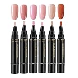 6 Piezas Esmalte De En Rotulador 8ml - Rotulador Uñas Secado Rapido - Bolígrafos Para Uñas De Gel - Pintauñas Rotuladors De Esmalte De Uñass En Gel Para Niñas Amigas Familia Y Mujeres