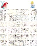 SCJJZ autoadherentes para uñas,30 Hojas Niñas Lindas Pegatinas Para Uñas,Autoadesiva Nail Art Stickers Decoración,Nail Stickers 3D, para DIY Uñas
