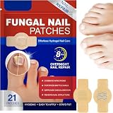 Parches para Hongos en las Uñas de los Pies, 21 Parches con Hidrogel