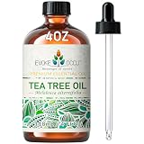 HIQILI Aceite Arbol Del Te, para Piel, Cabello, Uñas, Difusore | se Puede Añadir Champú, al gel de Ducha y a los Spray - 118mL / 4 fl.oz