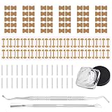 Kit de 150 piezas para la corrección de uñas encarnadas en forma de C - Kit de corrección de uñas encarnadas