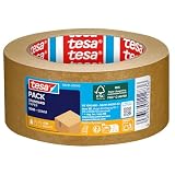 tesa tesapack STANDARD PAPER Cinta de papel - Marrón - 50 m x 50 mm
