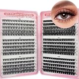 KEYRI 580 Piezas Pestañas Postizas 30-100D Curl Lash Lift Kit | Pestañas Pelo a Pelo para Extensiones de Pestañas en Casa Cluster Lashes Kit para Principiantes Niñas y Mujeres (8-16mm Mix)