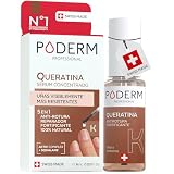 Poderm 5 en 1 Sérum Booster Uñas - Queratina | Tratamiento Preventivo Antirotura & Endurecedor para Reforzar de las Uñas Frágiles - 6 ML | 100% Natural - Desarrollado por un Podólogo en Suiza