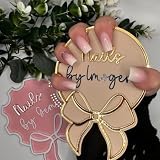 Accesorio Fotográfico De Uñas Con Lazo Personalizado, Accesorios For Fotos De Uñas, Accesorio Fotográfico De Uñas Acrílicas 3D Personalizado, Accesorio Fotográfico De Placa De Uñas, Uñas Con Letrero F
