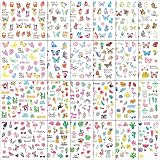VETPW 24 Hojas Tema de Verano Pegatinas de Uñas, Nail Art Stickers Calcomanías, Pegatinas Transferencia Agua Calcomanías Uñas Etiquetas Engomadas para Decoración de Uñas Bricolaje
